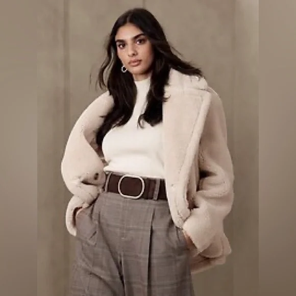 Sleeveless Mock-Neck Sweater - 100% cotton - Picture 2 of 4